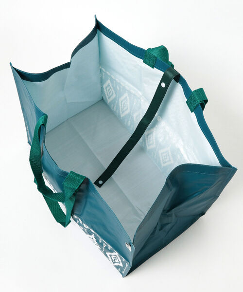 B:MING by BEAMS（ビーミングバイビームス）の「AMINA COLLECTION / ノマディ ビニール BAG（トートバッグ・メンズ・カーキ/ベージュ/ロイヤルブルー・ONE SIZE）」の15枚目の写真