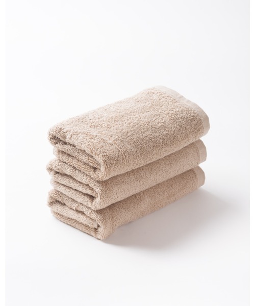 OMNES(オムネス)の「FLUFFY TOWEL フェイスタオルセット (3枚組)(タオル・レディース・ホワイト/ベージュ/ネイビー/ブラウン/グレー/カーキ/ホワイト系その他/ホワイト系その他2/ブルーグレー/チャコール/アイボリー/ピンク・FREE)」の9枚目の写真