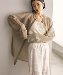 TODAYFUL | スタンドカラーシアーシャツ(シャツ/ブラウス)