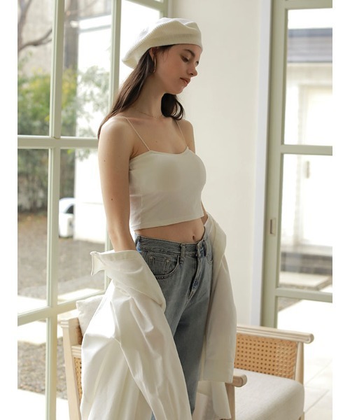 ACYM(アシーム)の「Relaxy knit ベレー(ハンチング/ベレー帽・レディース・ホワイト/ブラック・FREE)」の8枚目の写真