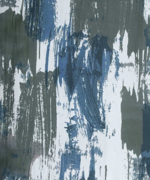 ANPAS(アンパス)の「Cool Touch Fabric Total Pattern Print Oversize Silky Shirt/接触冷感 総柄プリント オーバーサイズ シルクタッチ シャツ(シャツ/ブラウス・メンズ・ホワイト/ライトグレー/ブラック/ブラウン/グレー/グリーン/アイボリー/その他・M/L)」の22枚目の写真