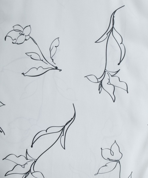 ANPAS(アンパス)の「Cool Touch Fabric Total Pattern Print Oversize Silky Shirt/接触冷感 総柄プリント オーバーサイズ シルクタッチ シャツ(シャツ/ブラウス・メンズ・ホワイト/ライトグレー/ブラック/ブラウン/グレー/グリーン/アイボリー/その他・M/L)」の13枚目の写真