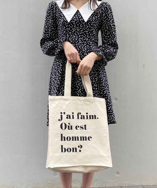 TITTY&CO.（ティティーアンドコー）の「【TITTY&CO.】オリジナルトートバッグ（トートバッグ・レディース・ブラック/ピンク・FREE）」の7枚目の写真