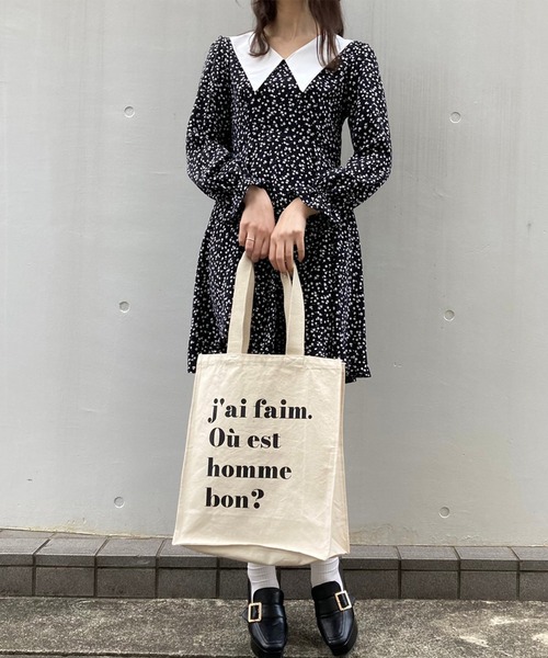 TITTY&CO.（ティティーアンドコー）の「【TITTY&CO.】オリジナルトートバッグ（トートバッグ・レディース・ブラック/ピンク・FREE）」の8枚目の写真