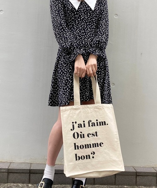 TITTY&CO.（ティティーアンドコー）の「【TITTY&CO.】オリジナルトートバッグ（トートバッグ・レディース・ブラック/ピンク・FREE）」の3枚目の写真