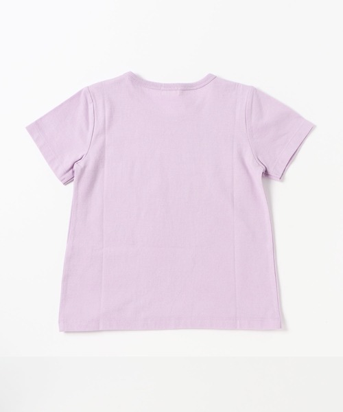KP(ケーピー)の「cocoちゃんアップリケとお花プリント半袖Tシャツ(100-130cm)(Tシャツ/カットソー・キッズ・ラベンダー/オフホワイト・130cm/100cm/120cm/110cm)」の7枚目の写真