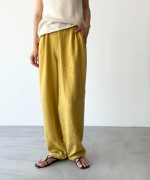 El mar | El mar(エルマール) ギャザー紐テーパードパンツ(その他パンツ)