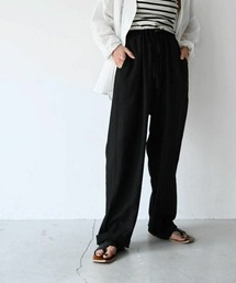 El mar | El mar(エルマール) ギャザー紐テーパードパンツ(その他パンツ)