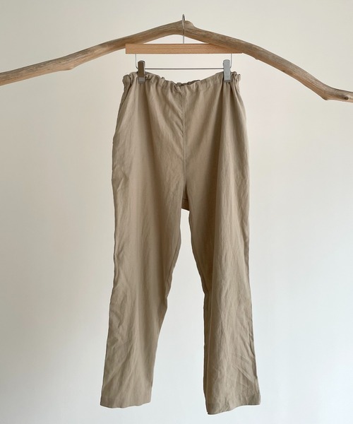 El mar（エルマール）の「El mar(エルマール) ギャザー紐テーパードパンツ（その他パンツ・レディース・オレンジ/グリーン/ラベンダー/ブラック/カーキ/ベージュ/イエロー・ONE SIZE）」の9枚目の写真