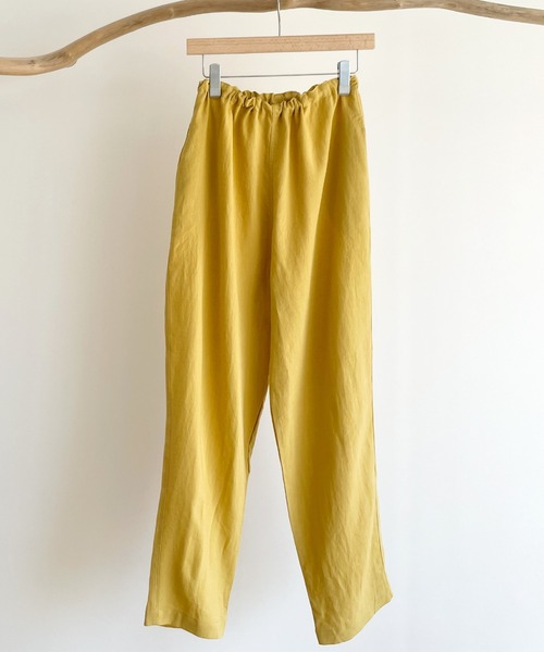 El mar（エルマール）の「El mar(エルマール) ギャザー紐テーパードパンツ（その他パンツ・レディース・オレンジ/グリーン/ラベンダー/ブラック/カーキ/ベージュ/イエロー・ONE SIZE）」の19枚目の写真