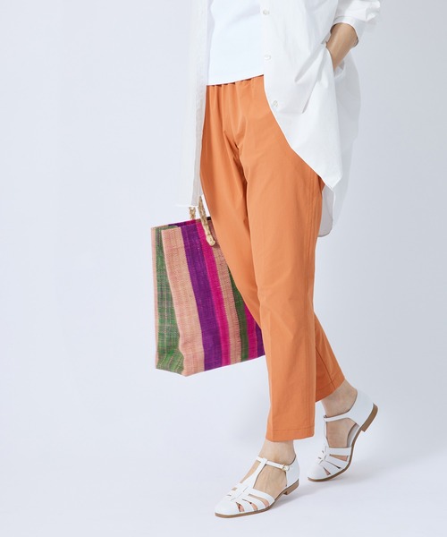 ROPE'（ロペ）の「完全別注【Mizuno】撥水ドロストテーパードパンツ for ROPE'/22SS（その他パンツ・レディース・ブラック/ベージュ系その他/オレンジ系その他4・36/38）」の3枚目の写真