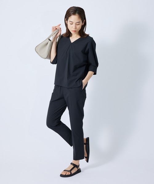 ROPE'（ロペ）の「完全別注【Mizuno】撥水ドロストテーパードパンツ for ROPE'/22SS（その他パンツ・レディース・ブラック/ベージュ系その他/オレンジ系その他4・36/38）」の4枚目の写真