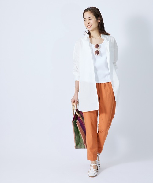 ROPE'（ロペ）の「完全別注【Mizuno】撥水ドロストテーパードパンツ for ROPE'/22SS（その他パンツ・レディース・ブラック/ベージュ系その他/オレンジ系その他4・36/38）」の5枚目の写真