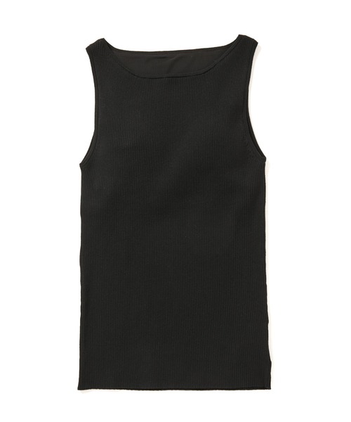 ROPE'（ロペ）の「カップ付きリブニットタンクトップ（タンクトップ・レディース・ベージュ/ブラック/ホワイト/ミント・38）」の9枚目の写真