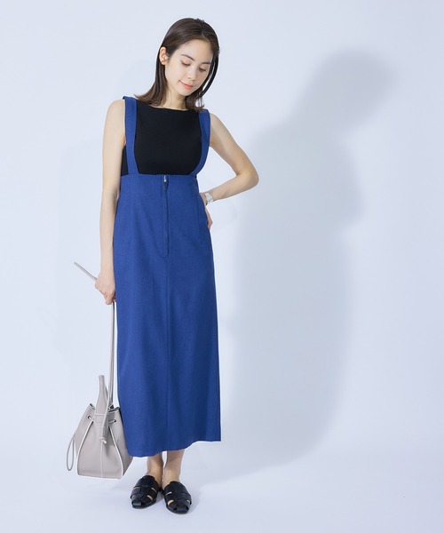 ROPE'（ロペ）の「カップ付きリブニットタンクトップ（タンクトップ・レディース・ベージュ/ブラック/ホワイト/ミント・38）」の19枚目の写真