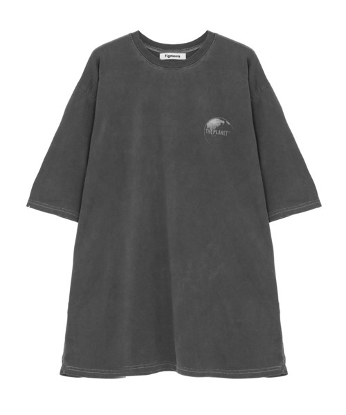 Figments(フィグメンツ)の「THEPLANETロゴTシャツ(Tシャツ/カットソー・レディース・ホワイト/スミクロ・FREE)」の6枚目の写真