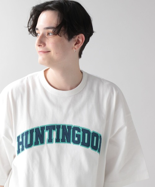 SIGNAL SPORTS(シグナルスポーツ)の「【SIGNAL SPORTS】ワッペンロゴ刺繍Tシャツ(Tシャツ/カットソー・メンズ・ホワイト/ネイビー/グリーン/ワインレッド・MEDIUM/LARGE)」の2枚目の写真