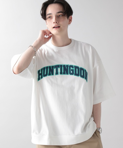 SIGNAL SPORTS(シグナルスポーツ)の「【SIGNAL SPORTS】ワッペンロゴ刺繍Tシャツ(Tシャツ/カットソー・メンズ・ホワイト/ネイビー/グリーン/ワインレッド・MEDIUM/LARGE)」の6枚目の写真