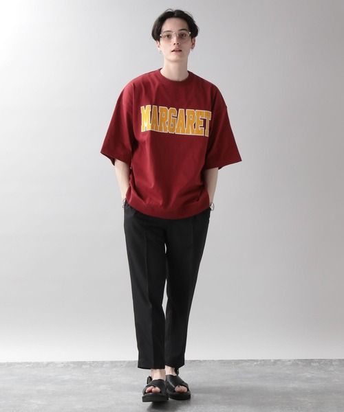 SIGNAL SPORTS(シグナルスポーツ)の「【SIGNAL SPORTS】ワッペンロゴ刺繍Tシャツ(Tシャツ/カットソー・メンズ・ホワイト/ネイビー/グリーン/ワインレッド・MEDIUM/LARGE)」の7枚目の写真