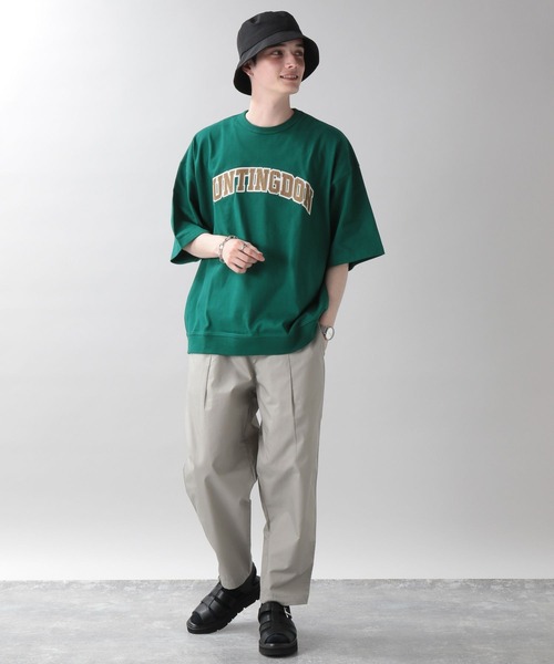 SIGNAL SPORTS(シグナルスポーツ)の「【SIGNAL SPORTS】ワッペンロゴ刺繍Tシャツ(Tシャツ/カットソー・メンズ・ホワイト/ネイビー/グリーン/ワインレッド・MEDIUM/LARGE)」の11枚目の写真