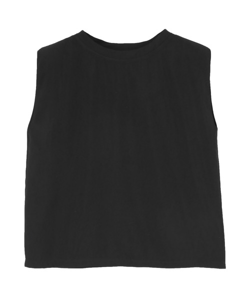 UR'S(ユアーズ)の「パワーショルダートップス(Tシャツ/カットソー・レディース・ホワイト/ブラック・S/M/L)」の2枚目の写真