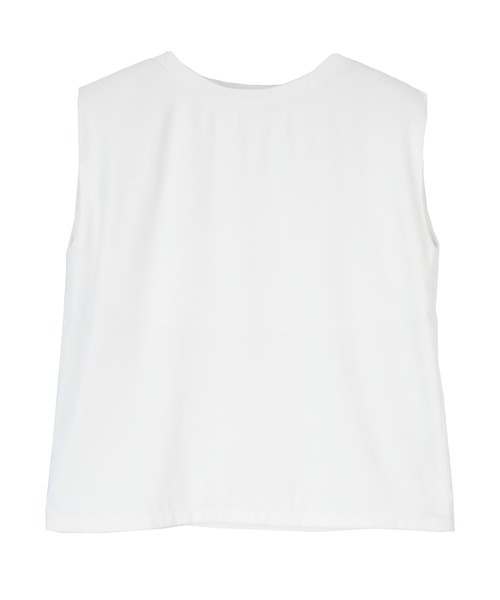 UR'S(ユアーズ)の「パワーショルダートップス(Tシャツ/カットソー・レディース・ホワイト/ブラック・S/M/L)」の14枚目の写真