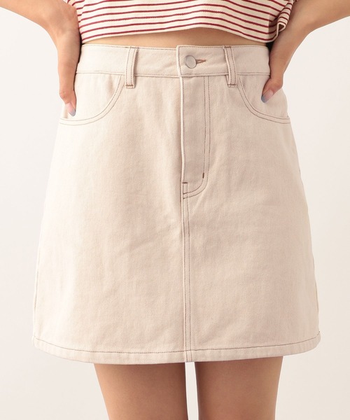 Heather（ヘザー）の「アソートミニスカート　283386（デニムスカート・レディース・インディゴブルー/アイボリー・S/M）」の15枚目の写真