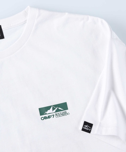 CAMP7（キャンプセブン）の「【CAMP7】バックロゴＴシャツ（Tシャツ/カットソー・メンズ・ブラック/ホワイト・S/XL/M/L）」の13枚目の写真