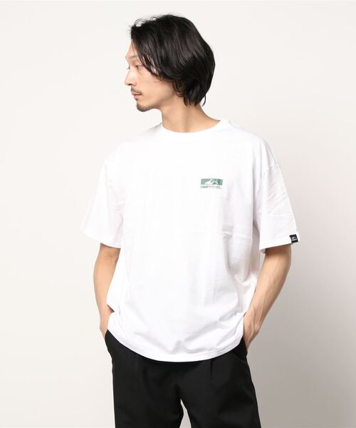 CAMP7（キャンプセブン）の「【CAMP7】バックロゴＴシャツ（Tシャツ/カットソー・メンズ・ブラック/ホワイト・S/XL/M/L）」の16枚目の写真