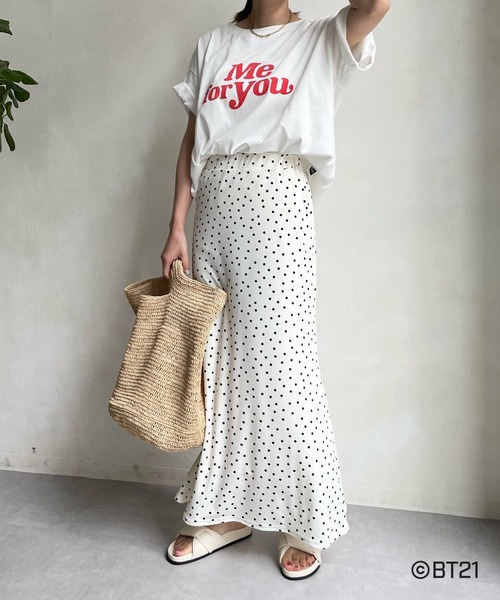 BT21(ビーティーイシビル)の「【BT21】RJ Tシャツ(Tシャツ/カットソー・レディース・オフホワイト・FREE)」の3枚目の写真