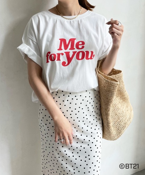 BT21(ビーティーイシビル)の「【BT21】RJ Tシャツ(Tシャツ/カットソー・レディース・オフホワイト・FREE)」の2枚目の写真