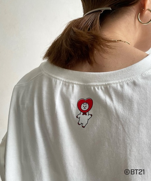 BT21(ビーティーイシビル)の「【BT21】RJ Tシャツ(Tシャツ/カットソー・レディース・オフホワイト・FREE)」の10枚目の写真