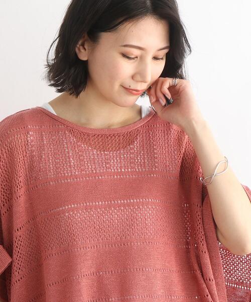 SHOO・LA・RUE(シューラルー)の「◆スラブヤーン透かし柄セット(その他トップス・レディース・オリーブ/アイボリー/サンドベージュ/ピンク系・00)」の10枚目の写真