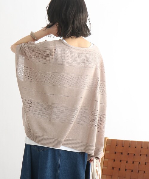 SHOO・LA・RUE(シューラルー)の「◆スラブヤーン透かし柄セット(その他トップス・レディース・オリーブ/アイボリー/サンドベージュ/ピンク系・00)」の12枚目の写真