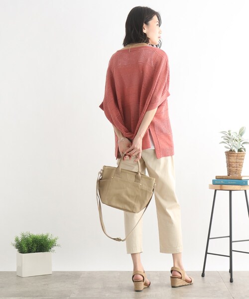 SHOO・LA・RUE(シューラルー)の「◆スラブヤーン透かし柄セット(その他トップス・レディース・オリーブ/アイボリー/サンドベージュ/ピンク系・00)」の18枚目の写真