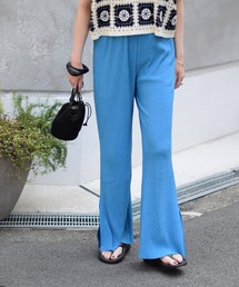 ふくれジャガードスリットラフPT/パンツ