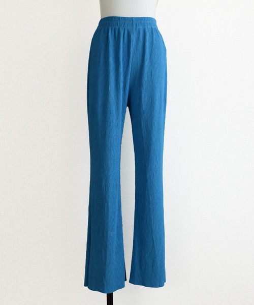 Marient（マリエント）の「ふくれジャガードスリットラフPT/パンツ（その他パンツ・レディース・グリーン/ブルー/ブラック・FREE）」の11枚目の写真