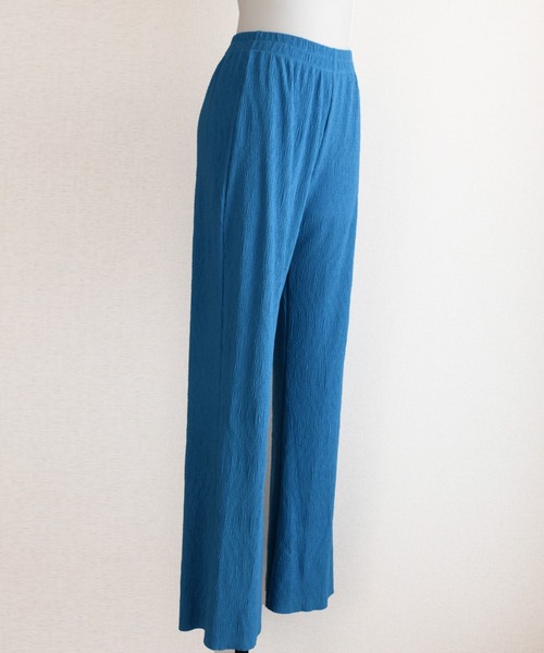 Marient（マリエント）の「ふくれジャガードスリットラフPT/パンツ（その他パンツ・レディース・グリーン/ブルー/ブラック・FREE）」の13枚目の写真