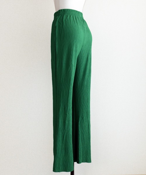 Marient（マリエント）の「ふくれジャガードスリットラフPT/パンツ（その他パンツ・レディース・グリーン/ブルー/ブラック・FREE）」の20枚目の写真