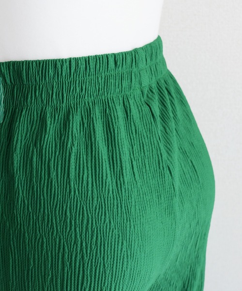 Marient（マリエント）の「ふくれジャガードスリットラフPT/パンツ（その他パンツ・レディース・グリーン/ブルー/ブラック・FREE）」の21枚目の写真