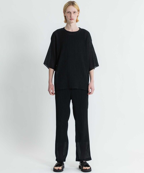 SHAREEF(シャリーフ)の「STUDIOUS別注 PLEATS S/S TEE(T SHAREEF(シャリーフ)の「STUDIOUS別注 PLEATS S/S TEE(T