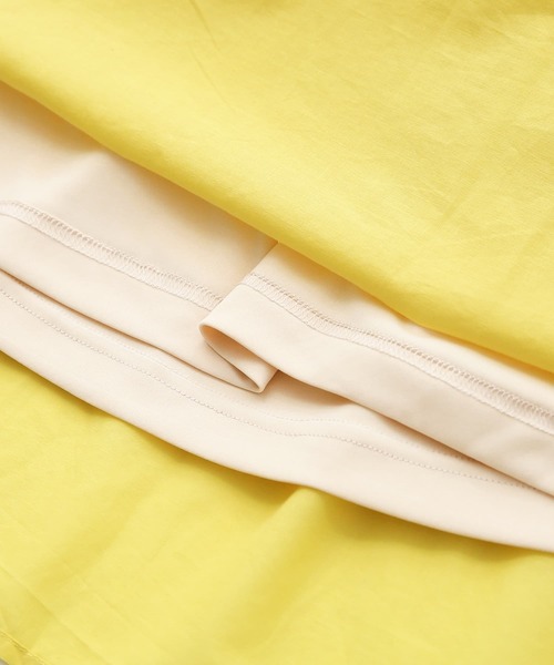 n'OrLABEL（ノアールレーベル）の「『アシメティアードスカート』（スカート・レディース・レッド/ターコイズブルー/イエロー・1/2）」の19枚目の写真