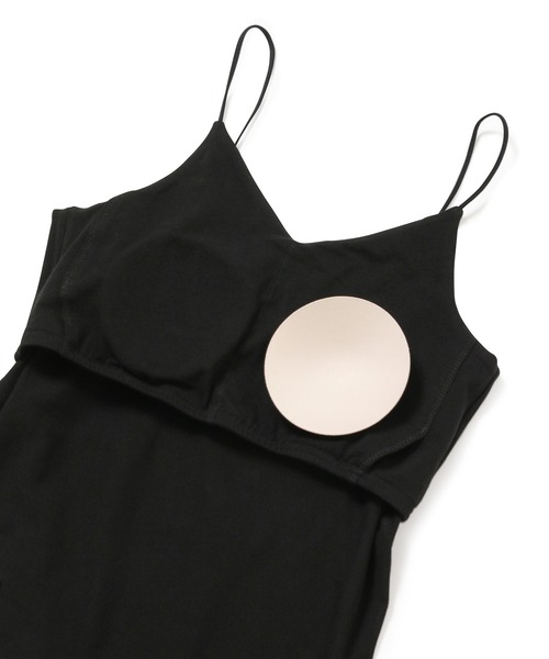 ROPE'（ロペ）の「ベア天竺カップ付きキャミソール（キャミソール・レディース・ベージュ/ホワイト/ブラック・38）」の6枚目の写真