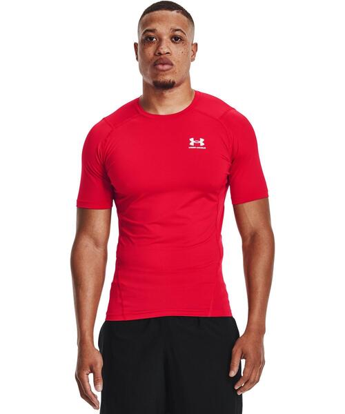 UNDER ARMOUR（アンダーアーマー）の「UAヒートギアアーマー コンプレッション ショートスリーブ シャツ（トレーニング/メンズ）（Tシャツ/カットソー・メンズ・ホワイト/ブラック/レッド/ブルー/ダークグレー/ダークネイビー/ネイビー・S/M/L/XL/XXL/3XL/2XL）」の7枚目の写真