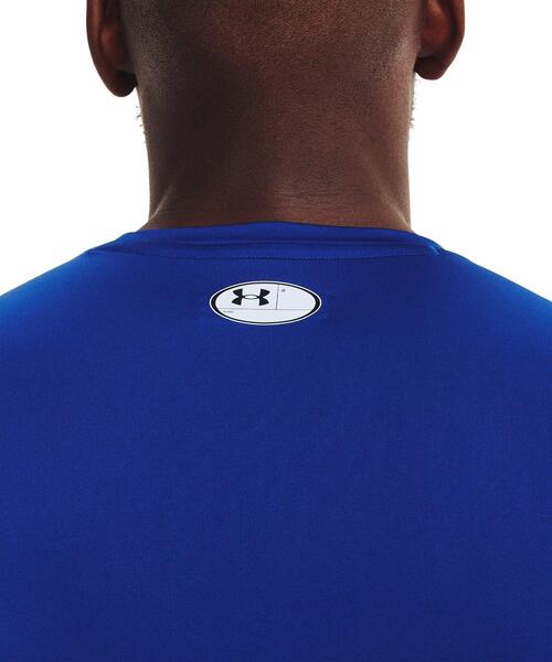 UNDER ARMOUR（アンダーアーマー）の「UAヒートギアアーマー コンプレッション ショートスリーブ シャツ（トレーニング/メンズ）（Tシャツ/カットソー・メンズ・ホワイト/ブラック/レッド/ブルー/ダークグレー/ダークネイビー/ネイビー・S/M/L/XL/XXL/3XL/2XL）」の14枚目の写真