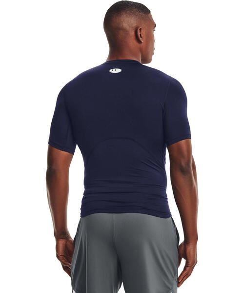 UNDER ARMOUR（アンダーアーマー）の「UAヒートギアアーマー コンプレッション ショートスリーブ シャツ（トレーニング/メンズ）（Tシャツ/カットソー・メンズ・ホワイト/ブラック/レッド/ブルー/ダークグレー/ダークネイビー/ネイビー・S/M/L/XL/XXL/3XL/2XL）」の16枚目の写真