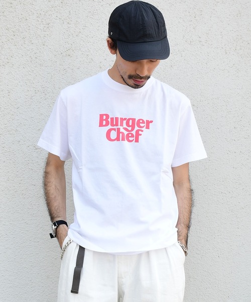Johnbull Private labo(ジョンブルプライベートラボ)の「【GOOD ROCK SPEED】プリントTシャツ / BurgerChef(Tシャツ/カットソー・メンズ・ホワイト・LARGE/MEDIUM)」の1枚目の写真