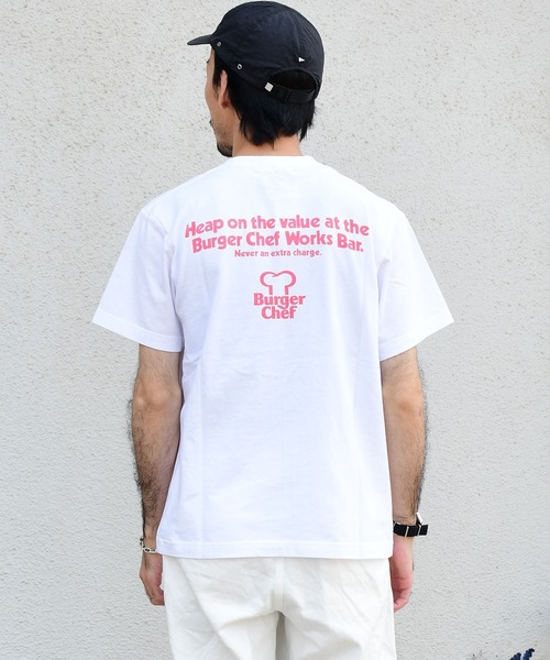 Johnbull Private labo(ジョンブルプライベートラボ)の「【GOOD ROCK SPEED】プリントTシャツ / BurgerChef(Tシャツ/カットソー・メンズ・ホワイト・LARGE/MEDIUM)」の6枚目の写真