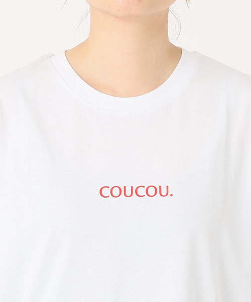 JOURNAL STANDARD SELECT（ジャーナルスタンダードセレクト）の「【LES PETITS BASICS/ルベーシック】COUCOU RED GRAPHIC ON：Tシャツ（Tシャツ/カットソー・レディース・ホワイト・MEDIUM）」の18枚目の写真