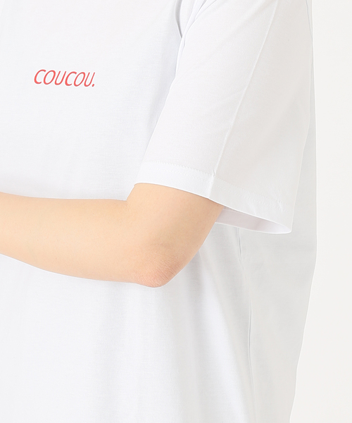 JOURNAL STANDARD SELECT（ジャーナルスタンダードセレクト）の「【LES PETITS BASICS/ルベーシック】COUCOU RED GRAPHIC ON：Tシャツ（Tシャツ/カットソー・レディース・ホワイト・MEDIUM）」の20枚目の写真